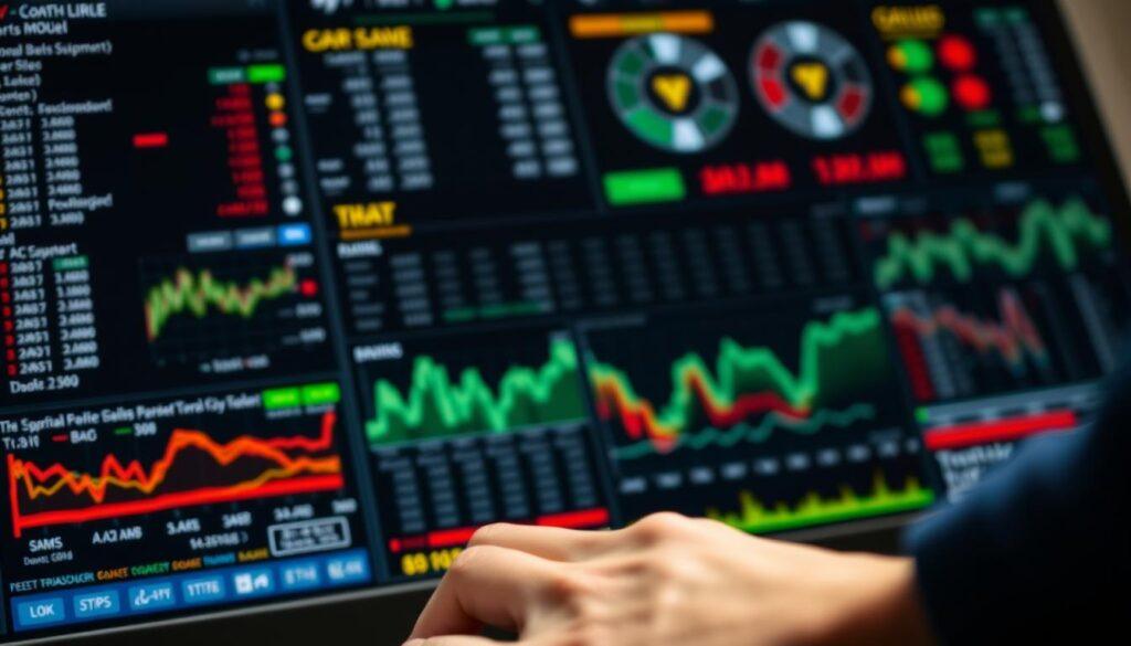 A close-up view of a sports betting dashboard, filled with charts, graphs, and numerical data. The screen is overflowing with information, creating a cluttered and overwhelming impression. In the foreground, a hand hovers over the keyboard, hesitant and unsure, symbolizing the difficulty of finding the right balance between complex models and practical application. The lighting is harsh, casting sharp shadows and highlighting the tension of the moment. The overall atmosphere conveys the sense of a well-intentioned, but misguided, attempt to outsmart the system, leading to a state of overfitting and diminishing returns. A close-up view of a sports betting dashboard, filled with charts, graphs, and numerical data. The screen is overflowing with information, creating a cluttered and overwhelming impression. In the foreground, a hand hovers over the keyboard, hesitant and unsure, symbolizing the difficulty of finding the right balance between complex models and practical application. The lighting is harsh, casting sharp shadows and highlighting the tension of the moment. The overall atmosphere conveys the sense of a well-intentioned, but misguided, attempt to outsmart the system, leading to a state of overfitting and diminishing returns.