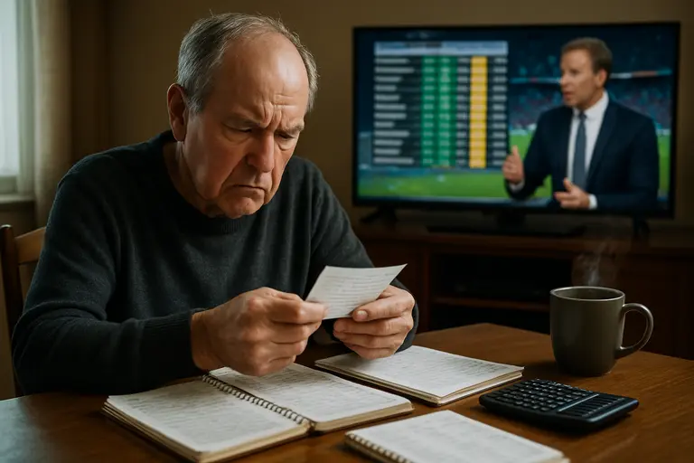 Checklist beside a laptop showing sports prices and account settings