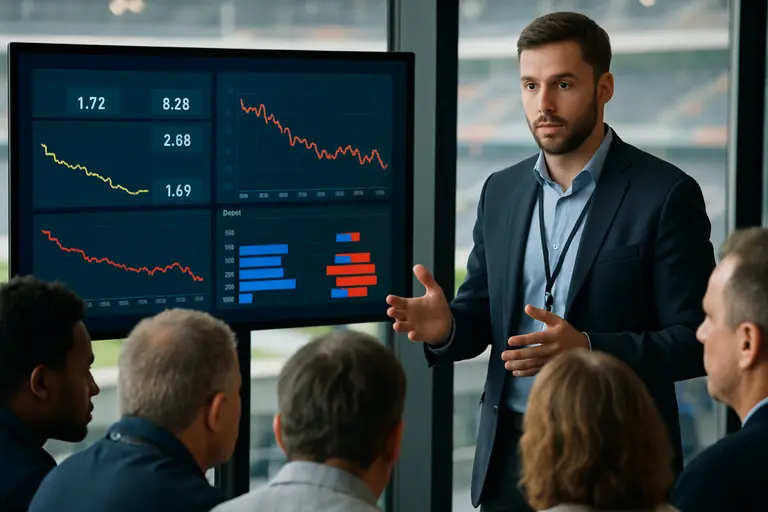 Sports trader monitoring live markets and prop categories on multiple screens