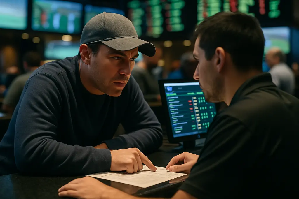 Betting Limits comparison board beside sportsbook market screens
