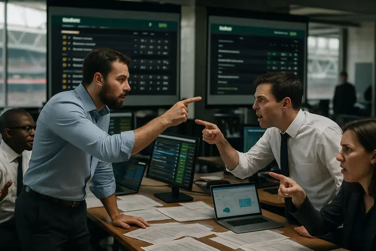 Sportsbook comparison notes beside live market screens and a notebook