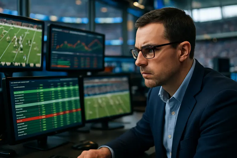 Live sports market screen with notes on props and timing