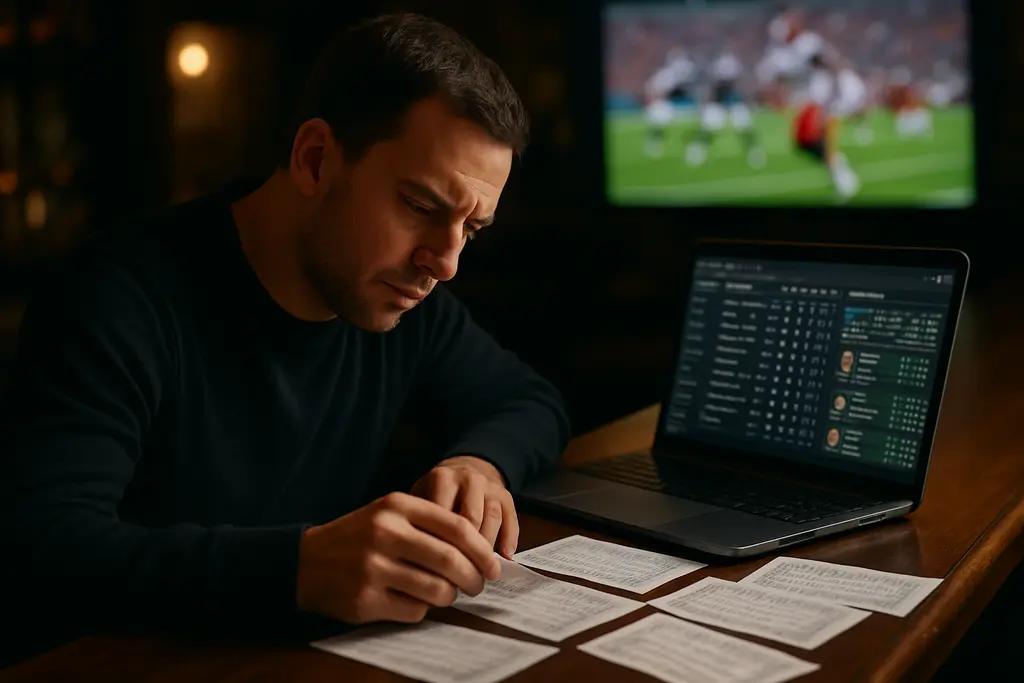 NFL Prop Depth dashboard with football markets and comparison charts on a trading desk