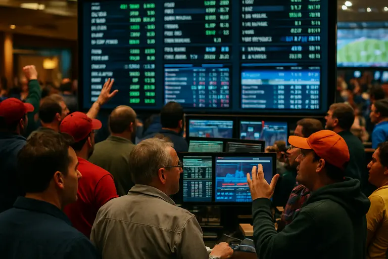 Bettor comparing player props and live totals on a tablet