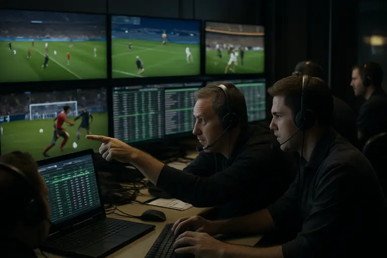 Live betting board with player props and totals changing during a game