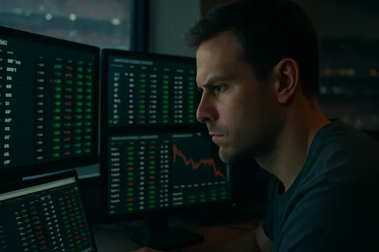 Live football market screen with clock notes and handwritten tracking sheet